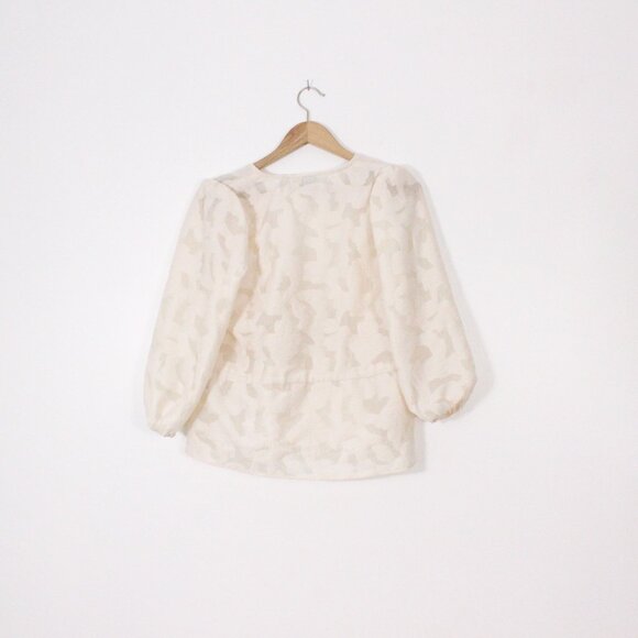 *KAFFE KARINA CREAM FLORAL BLOUSE - Picture 11 of 11